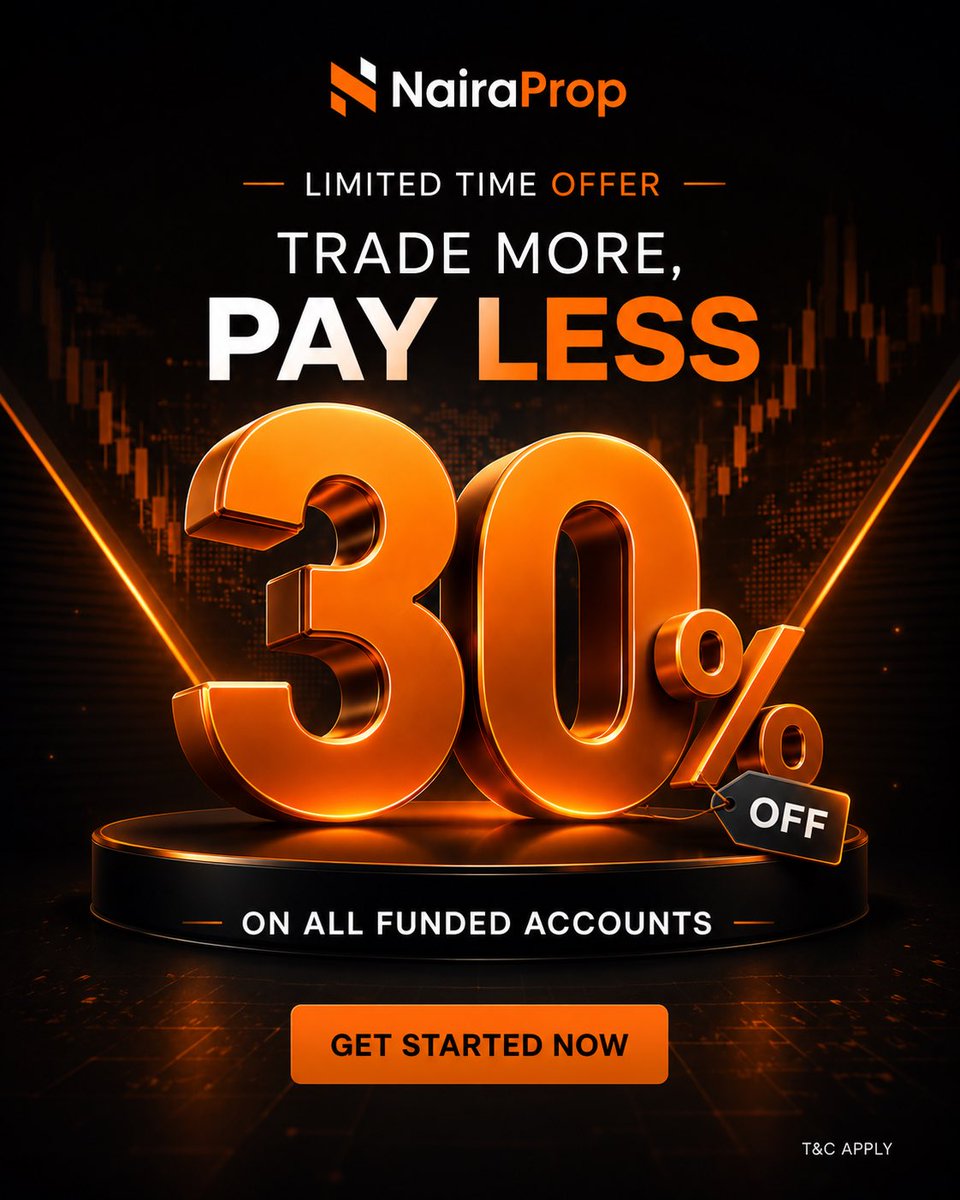 Stedmark's tweet photo. @daxfx196560 🚨 30% OFF ALL FUNDED ACCOUNTS ENDS TOMORROW🚨
Code : NP1 
It’s LIVE right now 🔥
 https://t.co/ViauCl0rxN https://t.co/JKDch2LHu1