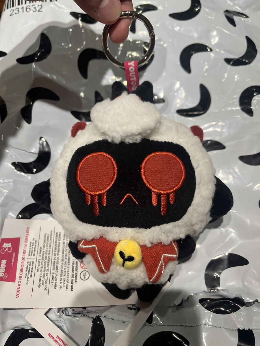 HatuneFrandle's tweet photo. 可愛い！！
でも3つ買って届くの7月って聞いたのになぜ1個だけ？？🤔💭
 #Cultofthelamb 
 #youtooz https://t.co/6bVR3kSmbf