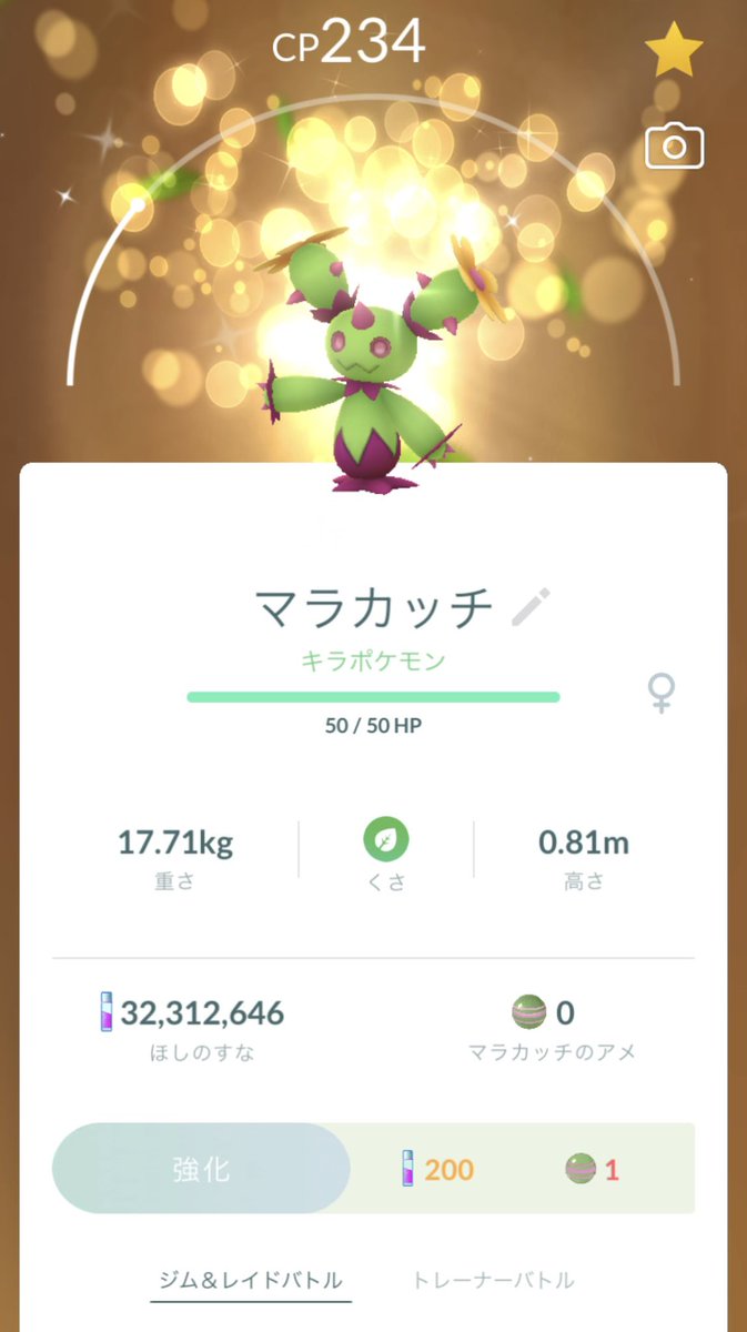halulululul's tweet photo. 初めてのリモート交換で色違いマラカッチさんいただきました✨✨

ありがとうございます😊🫶

#ポケモンGO #色違い #マラカッチ #リモート交換 https://t.co/2o1PqkUWkW