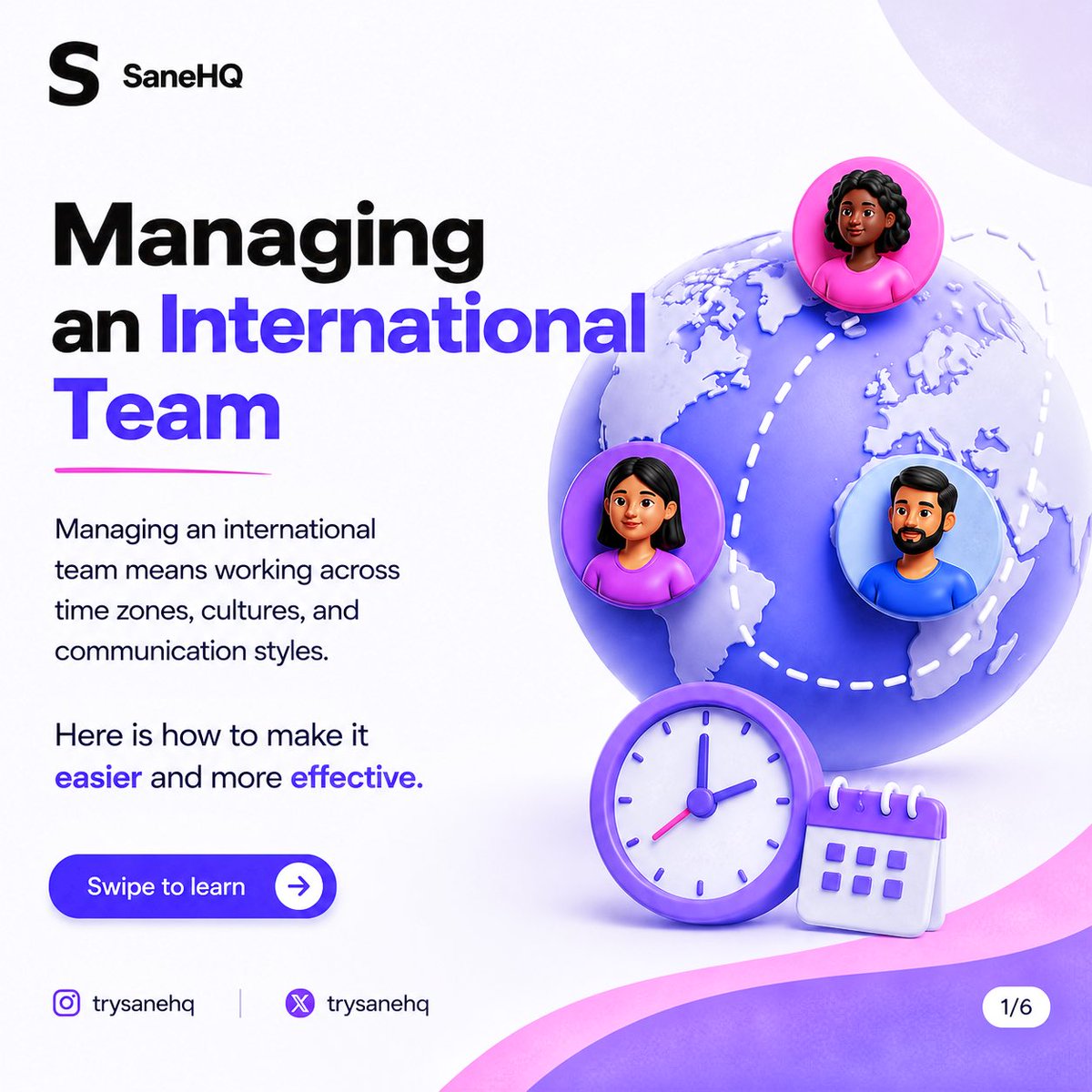 trysanehq's tweet photo. Managing an international team can feel like a full time job on its own.
That’s where SaneHQ comes in
Manage tasks, track progress, and keep your team in sync without the stress.
Ready to make teamwork easier? Try SaneHQ today
#projectmanager
#workdone
#sanehq https://t.co/MpXPHA4U1G