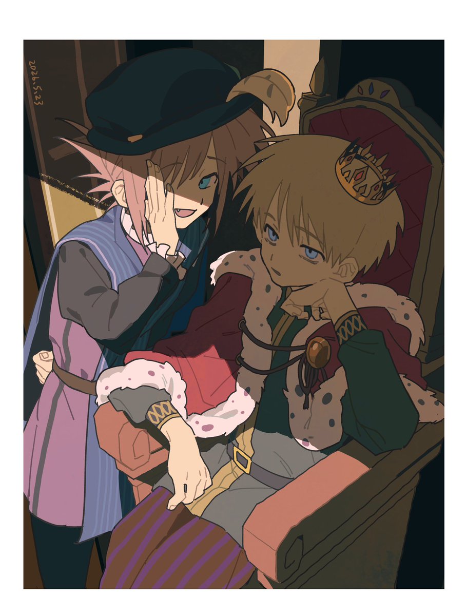 chaossssheep's tweet photo. 【素晴日百日繪 Day 42】
庸君與奸臣

#素晴らしき日々 #subahibi https://t.co/X32fUpj29p