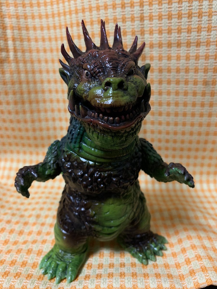 figfigponpon's tweet photo. 久しぶりにシカルナ工房さんのソフビゲット🥳
トゲダスさんです。
2次流通で稀に見つけて欲しかったけど、調べたら昔のクラファンの特典みたいで諦めてたけど、オンライン販売で見つけて即決❗️
ありがとうございます😊
#シ���ルナ工房
#ソフビ　#インディーズソフビ https://t.co/4LEmPXXRfi