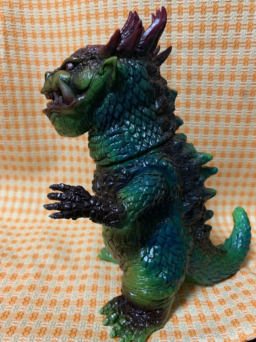 久しぶりにシカルナ工房さんのソフビゲット🥳 トゲダスさんです。 2次