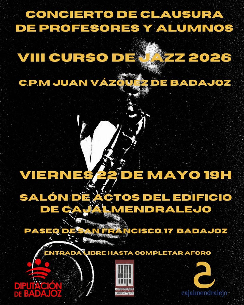 manuelmoralo's tweet photo. Algo de lo de ayer. Muchas gracias a los compañeros y profesores del Aula de Jazz del @cpmjuanvazquez.
#Badayork #Badejazz https://t.co/1ck6SIBQnX