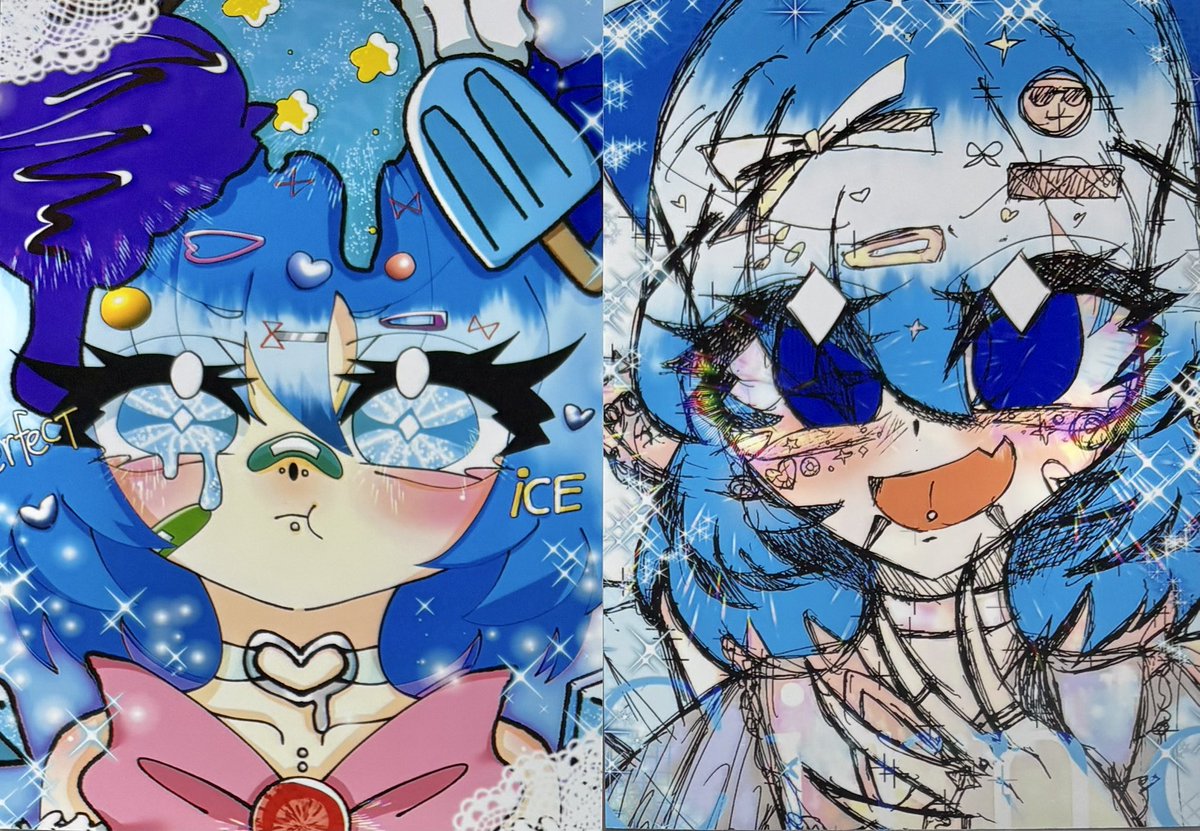 Perfectlove999's tweet photo. おしながきに描き忘れていたブロマイド！
各200円
くまねこのイラストもブロマイドにᰔᩚ  
お買い求めやすい価格だからいっぱいコレクションしちゃおう𖤐 ̖́- https://t.co/CZSOf7lnra