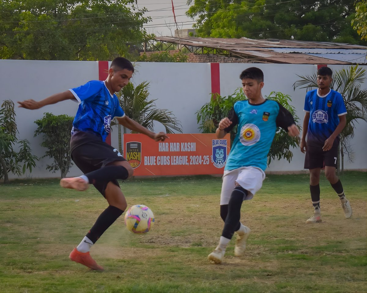 InterKashiFC's tweet photo. Celebrating the future! ⚽️ Inter Kashi Residential Academy marks Grassroots Day with a spirited tournament. Passion, development, and joy for the next generation of stars! ✨

#AFCGrassrootsDay #harharkashi https://t.co/6lZtWjNNOm