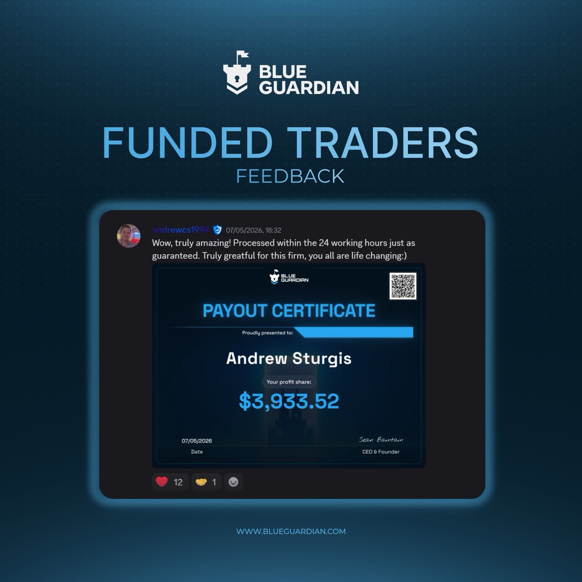 Blue Guardian tweet media
