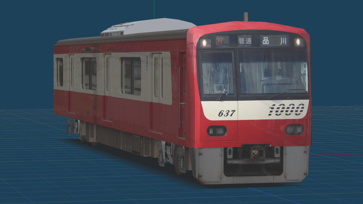 retasu_Bve's tweet photo. お久しぶりです！

個人的な話ですが高校生になりまして、しばらく時間が経って生活スタイルとかも定まってきたのと、BVE路線データ作成のモチベが大復活したのでこのアカウントでの投稿を再開します！

再開第一弾として、いろいろ作ってた車両ストラクチャを投稿します。京急多いな...

#BVE横須賀線 https://t.co/mUnSDf4a2b