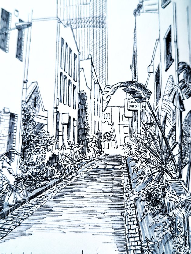 roast_frog's tweet photo. No AI. Just ink and paper with my own hand https://t.co/ULkedYbRmh