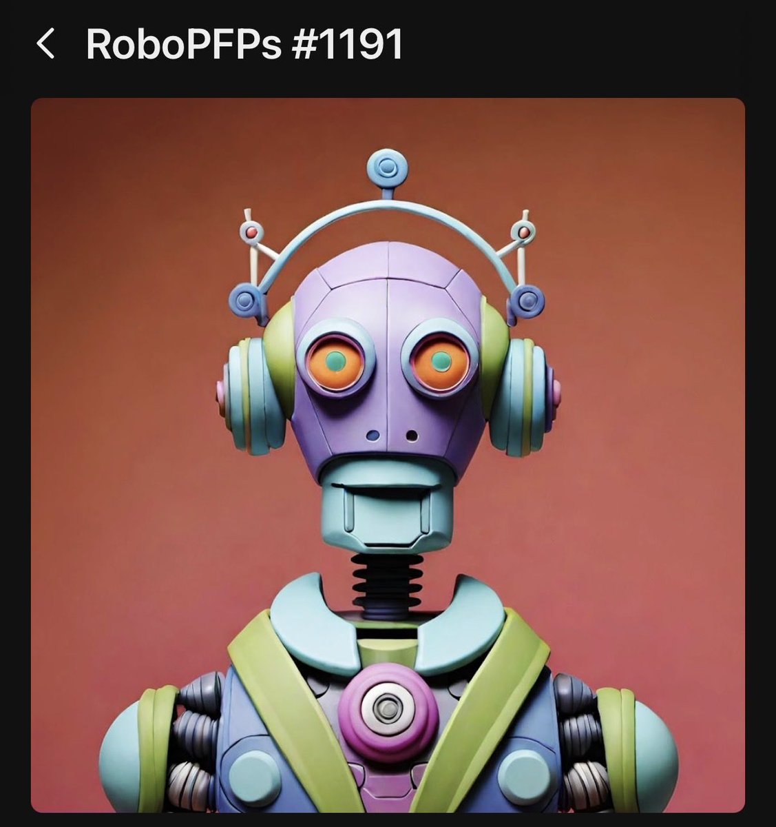 UzyCrypto's tweet photo. Yayyy ๐๐๐
Just received my RoboPFPs #1191 #NFT #Polygon #NFTcollections #NFTCommunity #NFTpolygon #NFTGiveaway #Web3 #NFTfam ๐ค๐ค๐ค
Thank you @SnailzoHomebody @Kuz1580Smith โบ๏ธโบ๏ธโบ๏ธ https://t.co/6vSVfZhD1r
