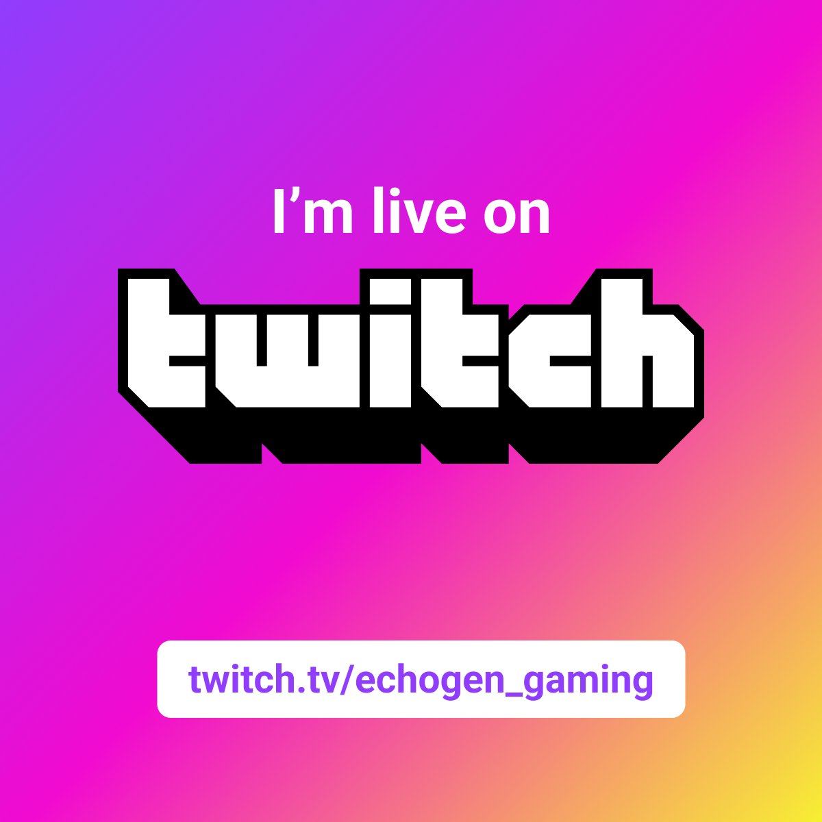 EchogenGaming's tweet photo. Echo is back for some Battlefield 6 with Blastingbuck | Stream Avatars | LurkBait Twitch Fishing

Check out the stream here:
https://t.co/S6xKjPjIKi https://t.co/UXRksjhMiR