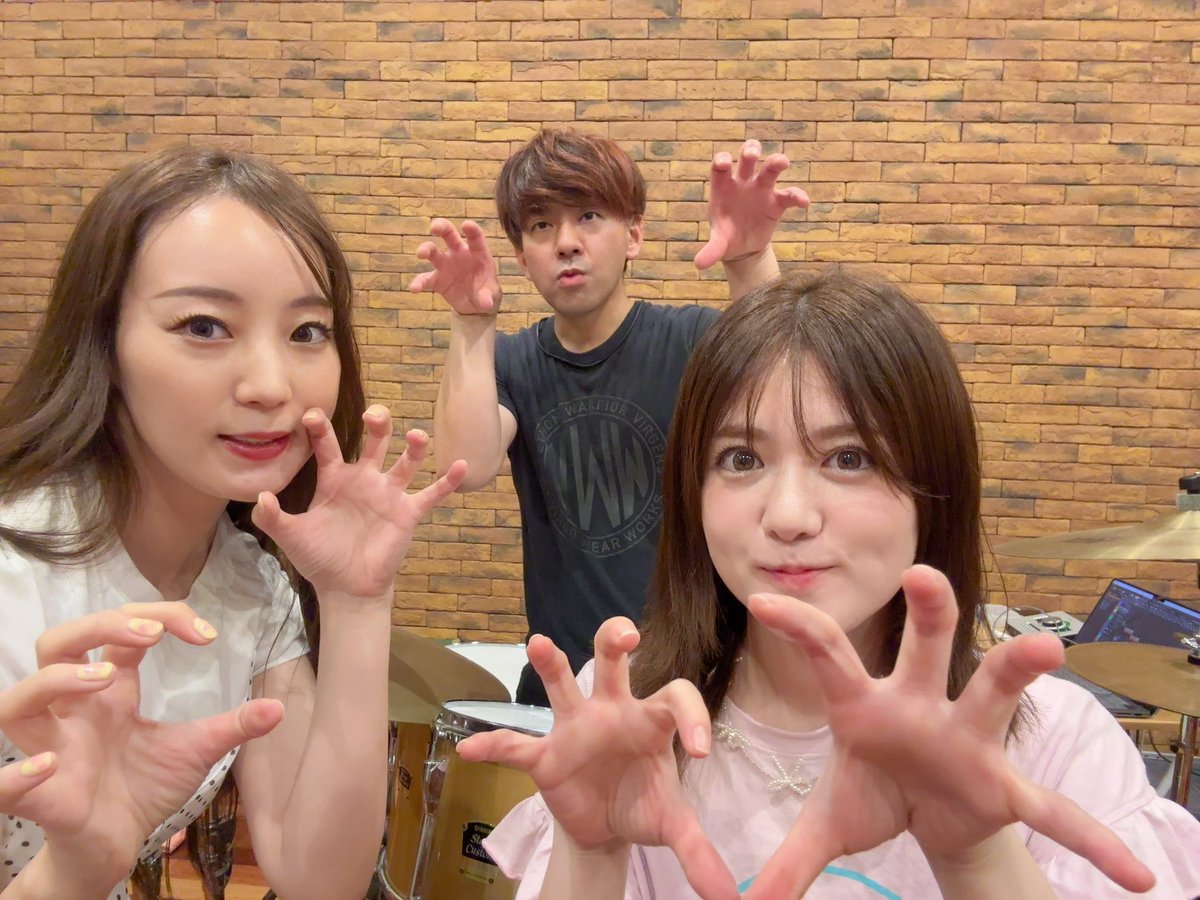 AIMI_0904's tweet photo. ステポ"AIMI&amp;NOHANA"withサポートドラムのなおひろさん🥁
バンドリハしてきたよー！！！
本番たのしみすぎるぅぅぅう

あしたは本部町にあつまれーー！
#MOTOBUMUSICFes https://t.co/gOgaaXuSqy