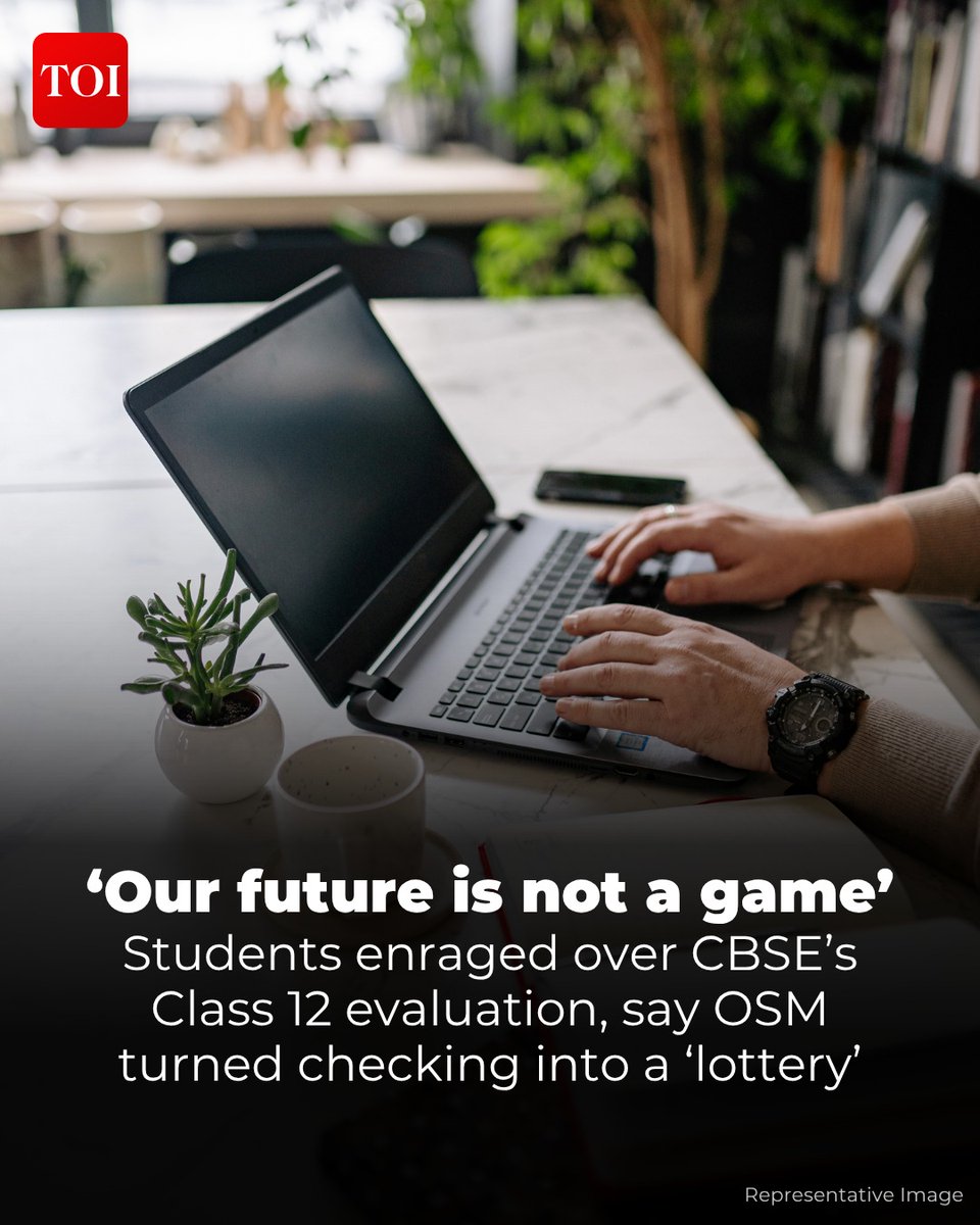 timesofindia's tweet photo. #CBSE’s On-Screen Marking (OSM) #system has come under #scrutiny after #Class12 results triggered complaints of blurred scans, alleged evaluation errors and unexpected #marks. While the Ministry of Education has defended the #digital process as #secure and efficient, students claim it has affected #fairness and #transparency, leading to distress and demands for clearer #evaluation and rechecking #mechanisms.

Know more 🔗 https://t.co/5zpCIYw8da