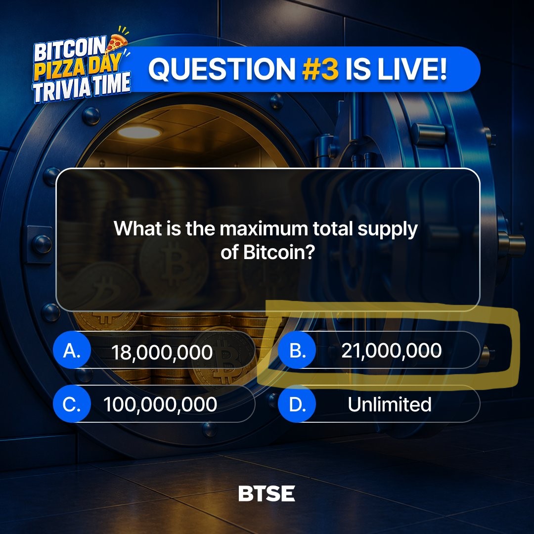 RIYAJMALLICK78's tweet photo. @BTSE_Official Ans : B 
 #BTSEPizzaDay #BTSETrivia2026 https://t.co/3OMyJ1ysqd