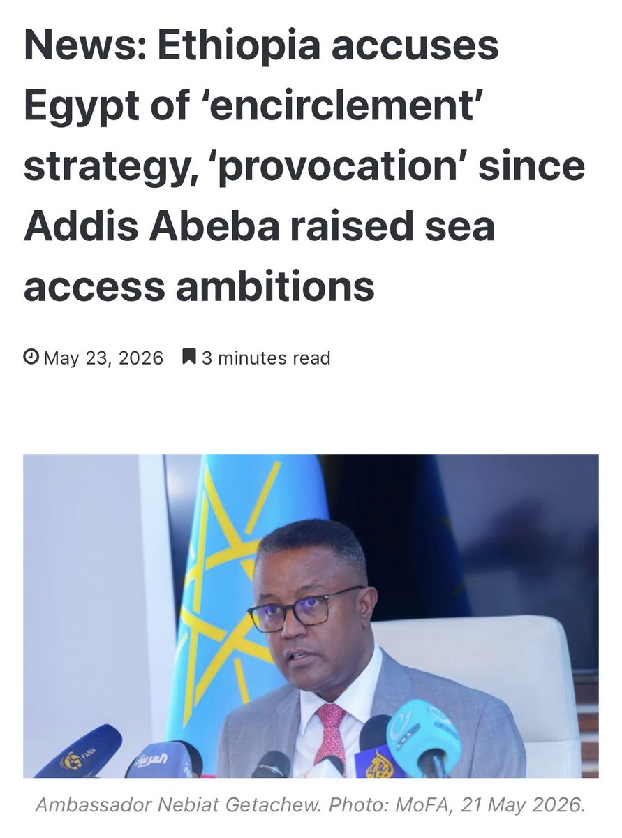 RenaissanceDam's tweet photo. Are you still complaining that Egypt is circling Ethiopia? That is Egypt’s job. What is yours?

Stop the complaining. Start the outmaneuvering. Hit Egypt where it actually hurts: Nile law, the CFA, regional diplomacy, and coalition building.

Egypt is doing what an historical enemy does. It runs wherever it can find pressure. Fine.

What is surprising is Ethiopia still acting slow, quiet, and reactive on one of the easiest legal wins on the board: Kenya and the CFA.

1.  The CFA entered into force in October 2024.
2.  Kenya signed the CFA in 2010.
3.  Kenya’s National Assembly approved the CFA ratification motion on 27 September 2017 by 83 votes to 37.

Multiple speakers in that sitting said the next step was for the Foreign Ministry to deposit the instrument with the African Union.

So why is this still unfinished?

Why is Addis collecting handshakes when it should be collecting ratifications and deposits? This is not how real diplomacy works. States push each other all the time on unfinished interests.

Look at Kenya itself.

In September 2025, President Ruto flew to Addis as chief guest at the GERD inauguration and publicly announced Kenya’s readiness to sign a new power purchase agreement to expand imports from Ethiopia.

In December 2025, Ruto made a one day working visit to Addis with the Safaricom CEO at his side, and walked out with Abiy’s public backing of Safaricom and Ethio Telecom joint investments across the Horn.

Two visits in four months. Two concrete wins for Kenya. Telecom and power. Locked in, on the record, in front of cameras.

That is what a serious state looks like when it shows up to Addis.

So the question writes itself.

Ruto wanted Safaricom backed. He got it.
Ruto wanted more GERD power. He got the door opened.

What did Ethiopia ask for in return?
Where is the public ask: ratify and deposit?

Ratify. Deposit. Finish the job.

This is not a small bureaucratic step. It is a legal weapon. Kenya completing the process strengthens the transition to the Nile River Basin Commission, tightens the upstream legal front, and buries Egypt’s colonial veto narrative deeper.

Egypt plays the long game. It prepares the language early. It builds alliances early. It shapes headlines early. It turns every delay into leverage.

And Ethiopia?

Too often, Ethiopia wins the hard engineering battle, then sleeps through the legal one. We host the summit, sign the telecom MOU, open the GERD turbines, and forget to walk out with the one signature that would actually rewrite the Nile order.

GERD was the engineering victory.
The CFA and the Nile River Basin Commission must become the diplomatic victory.

If Ethiopia does not build the future, Egypt will build it for us. And it will build it against us.

This is not strategy.
This is sleepwalking.
Wake Up!

#Ethiopia #Kenya #CFA #GERD #Abbay #BlueNile #NileBasin #WaterJustice #Africa #Egypt #Sudan #Uganda #Tanzania #Rwanda #Burundi #DRc
@mfaethiopia