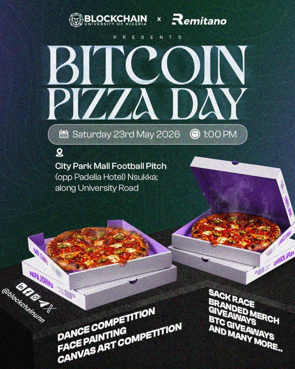 JCE_FX's tweet photo. Time to go grab some 🍕
#blockchainunn https://t.co/Xlw87ujBK6