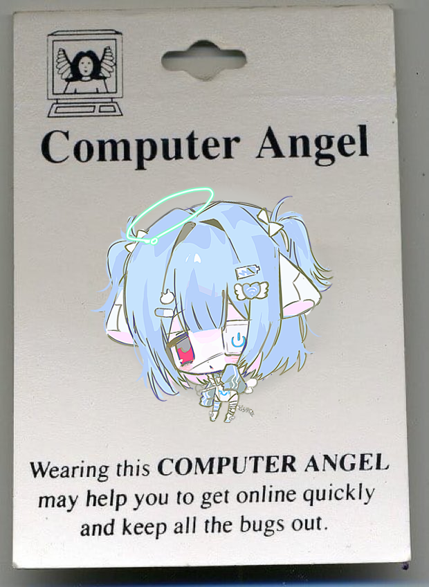 ꒰ঌ♡໒꒱ Can I be your computer angel forever