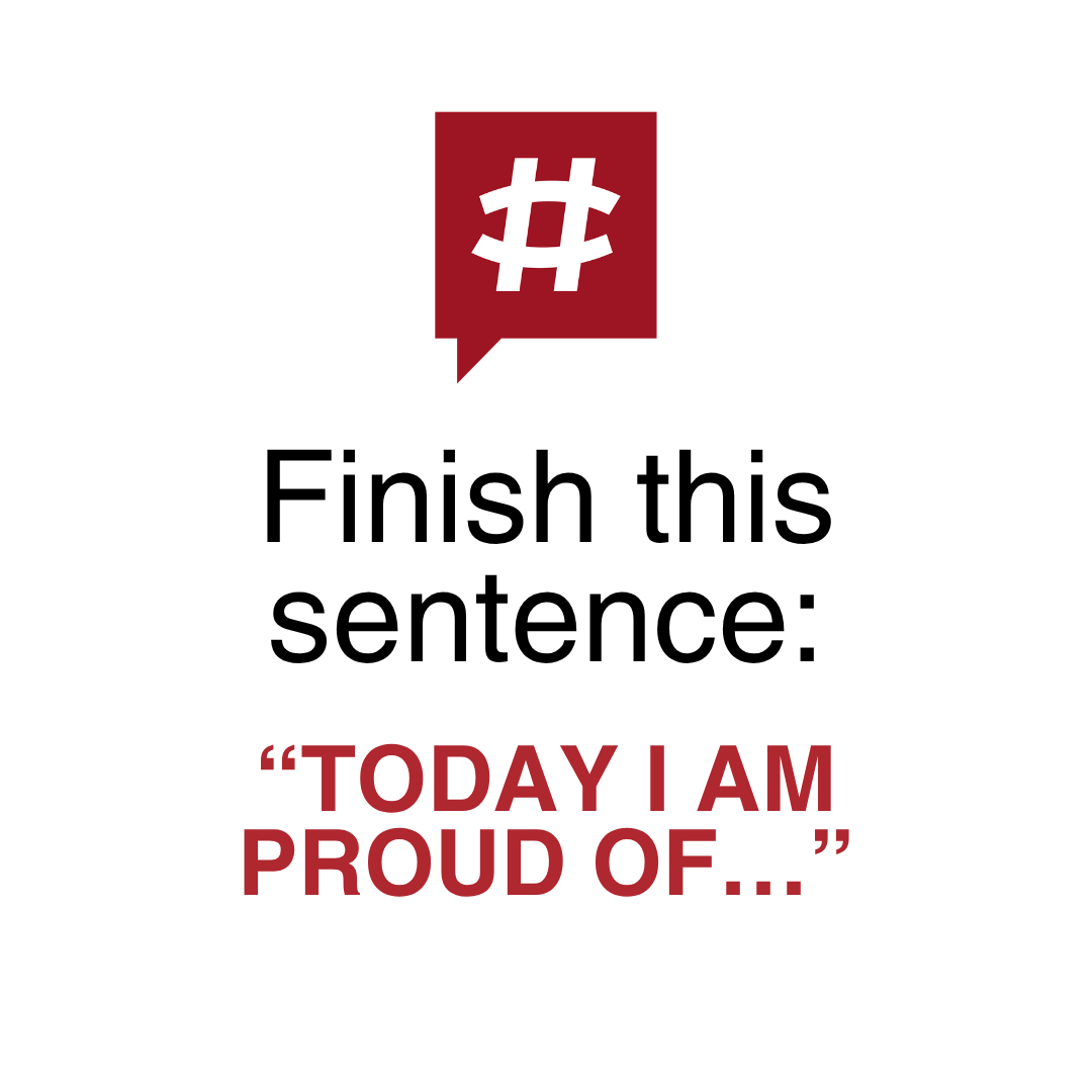 SickNotWeak's tweet photo. No win is too small to count. 💪

Finish this sentence:
“Today I am proud of…”

Whether it’s getting out of bed or celebrating something big, we want to hear it.
Share your moment below - you might inspire someone else.

#SickNotWeak #MentalHealthMatters https://t.co/O5guO3K3ln