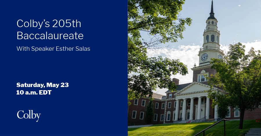Colby College tweet media