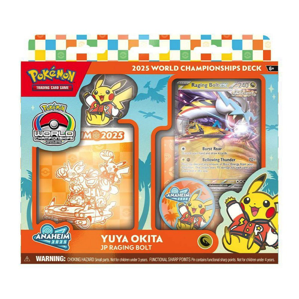 Target [$19.99]: Pokmon Trading Card Game: 2025 World Championships Deck-  Yuya Okita JP Raging Bolt  https://t.co/v6ffpYkcid Pokemon @ Target:  https://t.co/OuuHEHnGw1 #pokemonTCG  07:04:16 #ad
