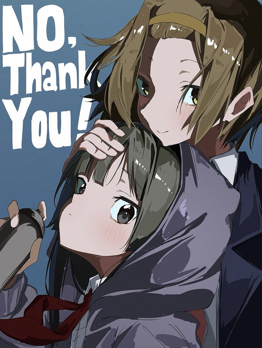 mo1oxy31415's tweet photo. NO,Thank You!

 #けいおん https://t.co/jMHXga70i9