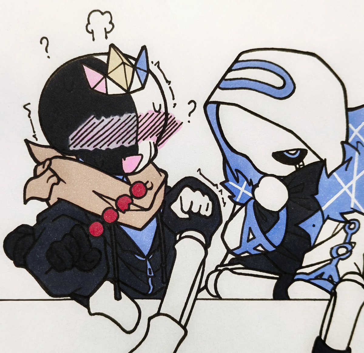 Antil_404's tweet photo. 🥰🥰🥰💖#alphatale #undertaleAU #kingmultiverse #kingmultiversesans #error404 #error404sans #blueoreo https://t.co/CVlNxhA17E