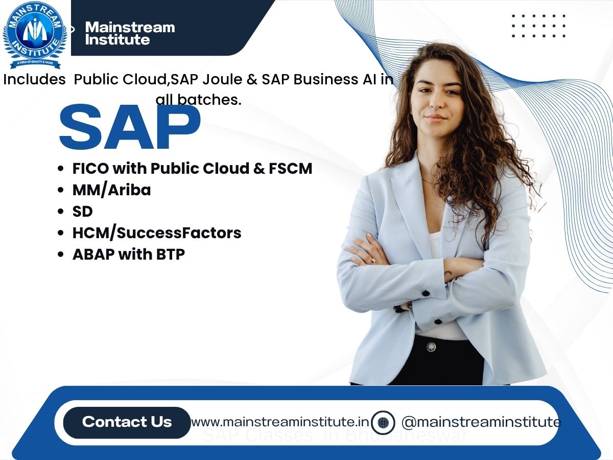 MSIBBSR's tweet photo. Mainstream Institute – Professional SAP training in Bhubaneswar
Build industry-ready SAP skills through practical and quality-focused learning. Our training programs are designed to help students and professionals succeed in today’s competitive market. https://t.co/BT2uF6zPer