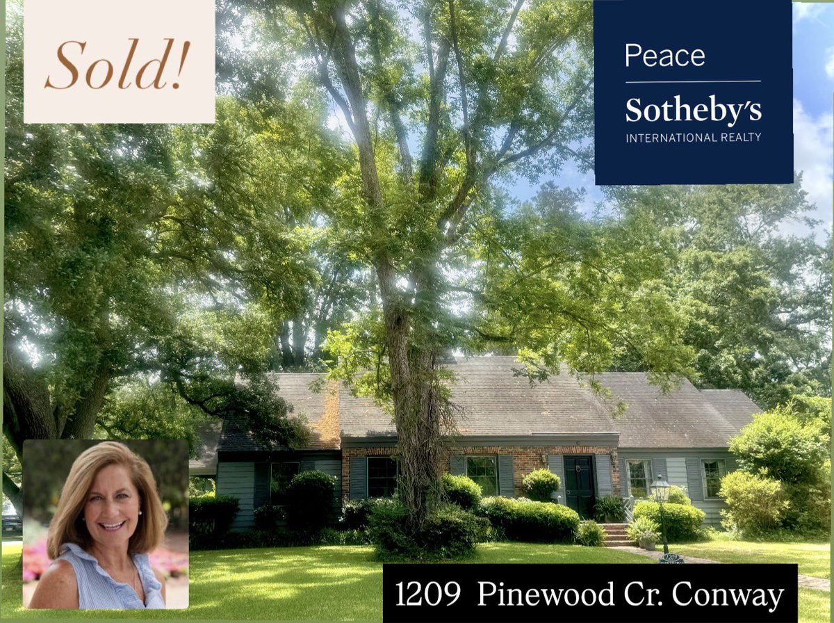 KatherineLoftus's tweet photo. Sold! 1209 Pinewood Circle, Conway, SC. To be able to help lifelong friends find a new place to settle, is truly meaningful for me. 
#conwaysc #classichomes #riverwalk #sccoast #realestate #friendshelpingfriends #peacesothebysinternationalrealty https://t.co/NjZs2F05xR