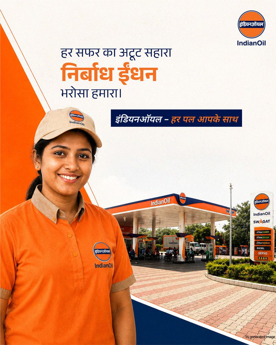 IOCL_Rajasthan's tweet photo. शहरों से लेकर राजमार्गों तक, इंडियनऑयल अपने रिटेल आउटलेट्स पर निर्बाध ईंधन उपलब्धता सुनिश्चित करने के लिए प्रतिबद्ध है। इंडियनऑयल द्वारा ईंधन की बिक्री पर किसी प्रकार की सीमा निर्धारित नहीं की गई है तथा देशभर में आपूर्ति संचालन सुचारू रूप से जारी है।
#IndianOil #StayCalmIndia https://t.co/5eTsAAm88e