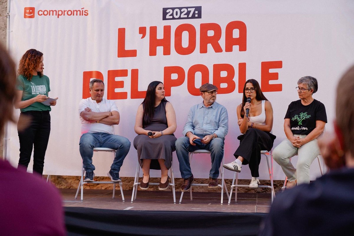 compromisburja's tweet photo. ✊ 2027: l’hora del poble!

Ahir @compromis vam donar el tret d’eixida per a fer fora al Govern del PP. Després de 3 anys d’abandonament, és l’hora del poble.

D’ací 1 any tornarà la llum amb @joanbaldovi com a President de la Generalitat Valenciana! https://t.co/DBI47cOypT