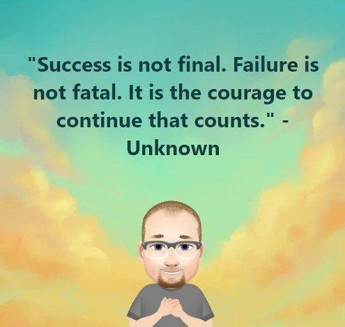StevenHBrown's tweet photo. Success is not final. Failure is not fatal. It is the courage to continue that counts.❤️ - Unknown

#encouragement #inspiration #uplifting #motivation https://t.co/LKA3hEtbVM
