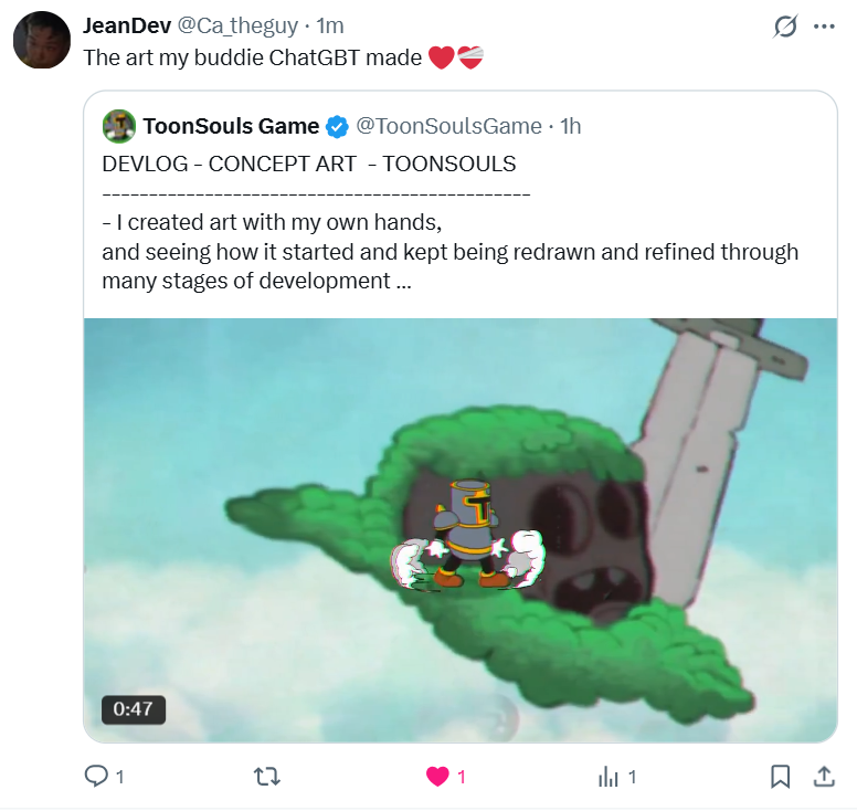 ToonSouls Game tweet media