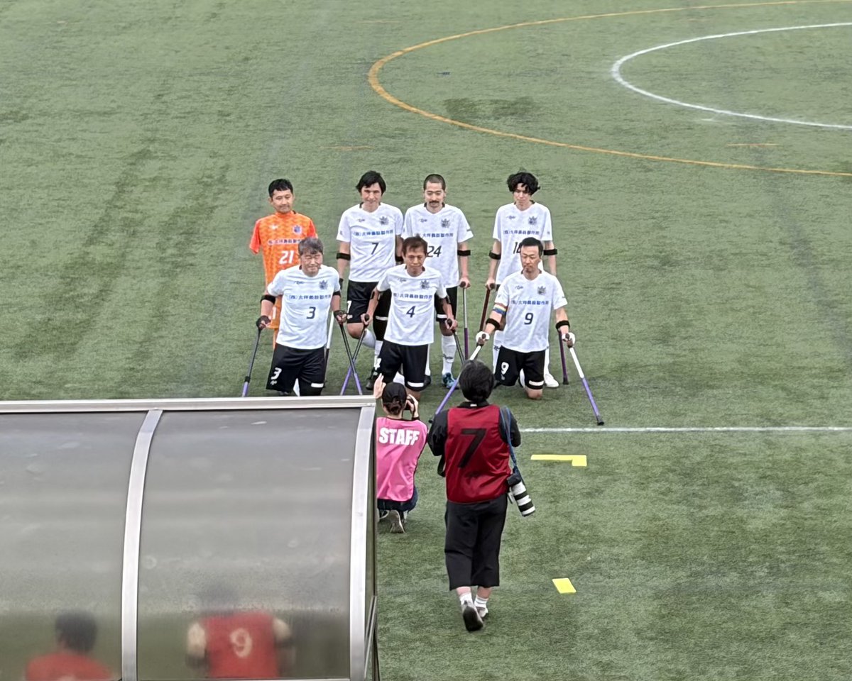 AfcInvites's tweet photo. 【活動報告】
2026.5.23 
第11回レオピン杯コパ．アンプティ
GK参加させて頂いてます！
@Apfeile_HS 様ありがとうございます！ https://t.co/sMbxkVEgpz