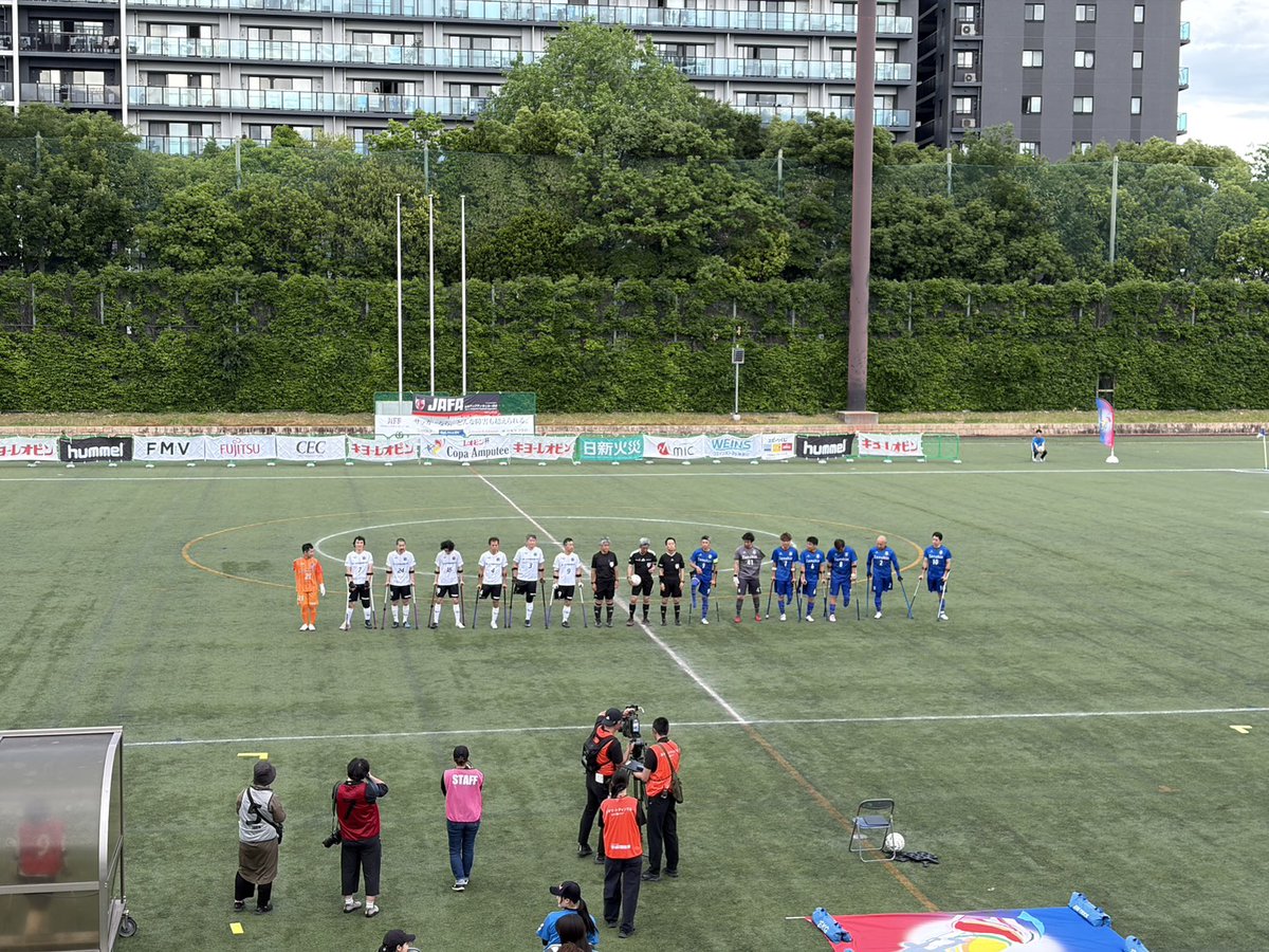 AfcInvites's tweet photo. 【活動報告】
2026.5.23 
第11回レオピン杯コパ．アンプティ
GK参加させて頂いてます！
@Apfeile_HS 様ありがとうございます！ https://t.co/sMbxkVEgpz