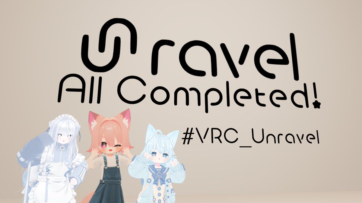 parm1024imokenp's tweet photo. 謎解きワールド「Unravel」
テストプレイしました！！
中身も見た目も、ちゃんと気が配られててインパクトもあってかなり好き！！
僕もやりたかったことをちゃんと実現できててすごい……
難しいけどめちゃくちゃ面白くてボリュームもあって、
納得感もすごいから是非挑戦して欲しい～！
#VRC_Unravel https://t.co/9nOwbaIdNN