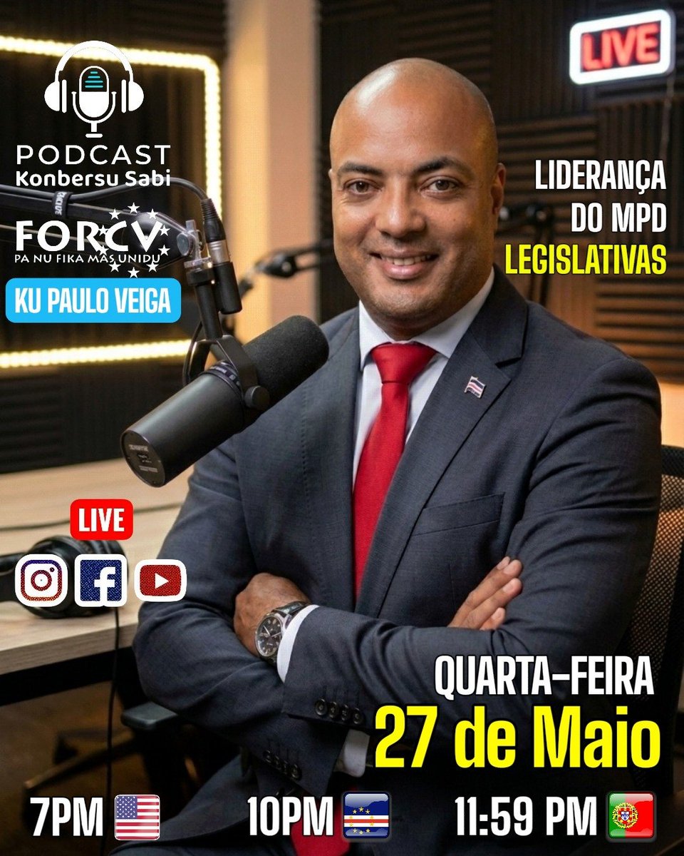 FORCV's tweet photo. ♥️ APOIE O NOSSO PODCAST 
CashApp/Venmo 617 519 8273

Subscreva no canal no link no bio.

#pauloveiga #konbersusabi #cvlegislativas2026 #mpd #forcvpodcast https://t.co/fOUpm3i21A