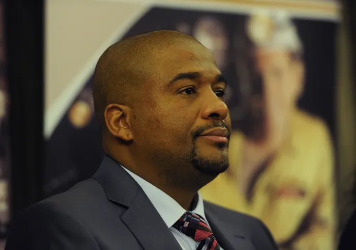 Lisathe_first's tweet photo. Meet Xolile George the Partner of the Public Protector . 

He is working as the secretary of Parliament and earns 5 million rands.

His salary increase  of about 70% happened after 7 months of his appointment.

Stranger things. https://t.co/8Gs7B4DIrA