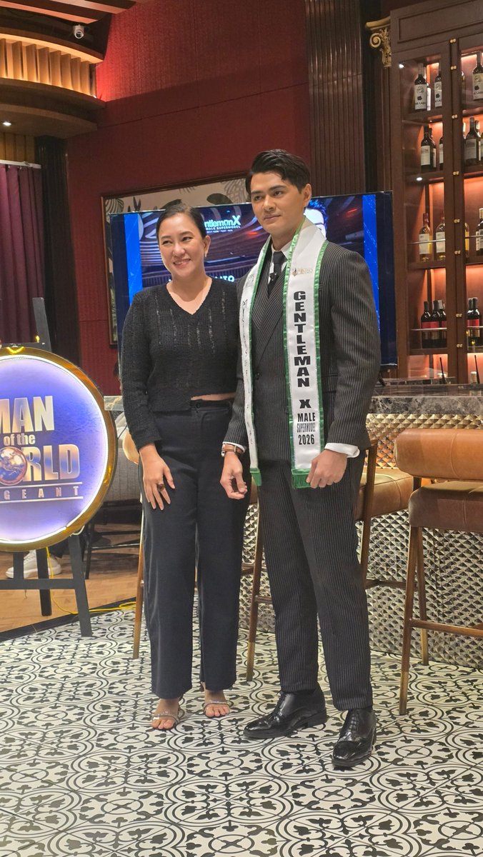 inquirerdotnet's tweet photo. BULAKENYO TITLEHOLDER π
LOOK: #MistersOfFilipinas Tourism 2025 John Hipolito of Bulacan is appointed to represent the Philippines in the first edition of GentlemanX Next Top Model in Thailand in November. He officially receives his sash at an event in Quezon City. | @diyarista