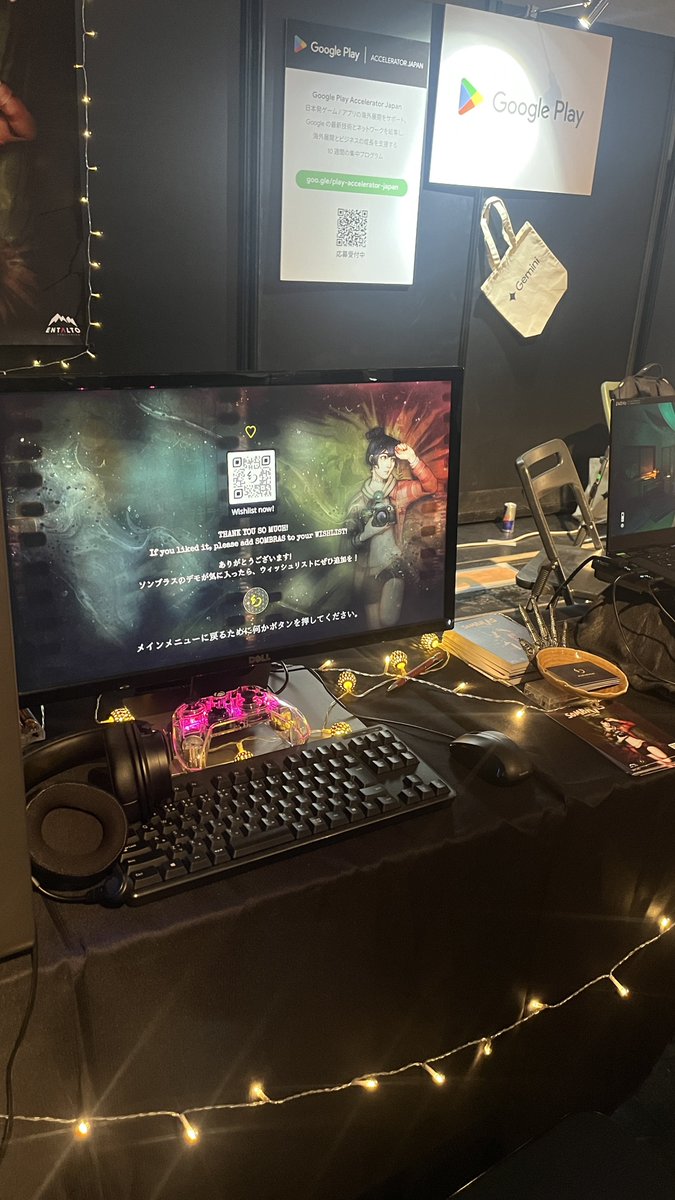 _Muu_gamedev's tweet photo. 試遊させていただきました！
続きが気になる...📷

#BitSummit https://t.co/xJZ3YUxtSt