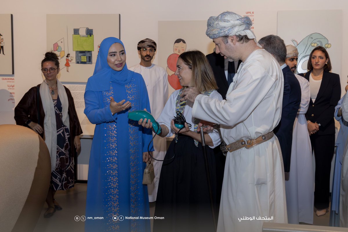NM_OMAN's tweet photo. Under the patronage of Her Highness Sayyida Meyyan bint Shihab bin Tariq al-Said, Chairwoman of the Board of the Omani Design Association (Design Oman), the National Museum today inaugurated the exhibition “From One to a Million: Stories of Italian Design”, in collaboration with the ADI Design Museum, Milano and the Embassy of the Italian Republic in Muscat, under the curatorship of Maria Cristina Didero and in cooperation with illustrator Steven Guarnaccia. The opening ceremony was attended by a number of Their Excellencies, artists, and individuals interested in cultural and artistic affairs.

The exhibition, the first of its kind in the Sultanate of Oman, offers a creative journey through the history of modern Italian industrial design, showcasing a collection of distinguished pieces that have become integral to the broader understanding of Italy’s creative industry. It highlights the intersection of artistic innovation and industrial production, and their influence on the details of everyday life. The exhibition will run until 1 November 2026.

The exhibition also features a curated selection of pieces that received the “Compasso d’Oro” (Golden Compass) Award, the oldest and most prestigious design award in the Italian Republic, founded on the vision of the modernist architect and designer Gio Ponti.

The concept of the exhibition is inspired by two objects that may appear, at first glance, to belong to entirely different worlds: the “Tratto Pen”, beloved by Italian designers, and the “Ferrari” car admired by every museum visitor. One was produced and sold on a mass scale, while the other represents an exclusive and exceptionally rare product.