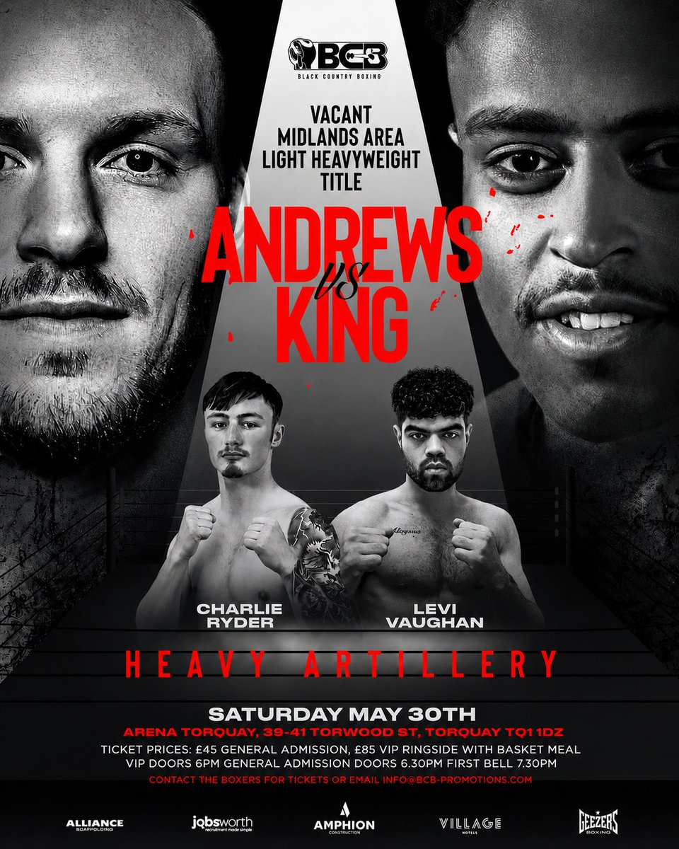 BCB_Boxing's tweet photo. 🥊One week to go till we are back in Torquay 

#heavyartillery https://t.co/LTrARgCD7h