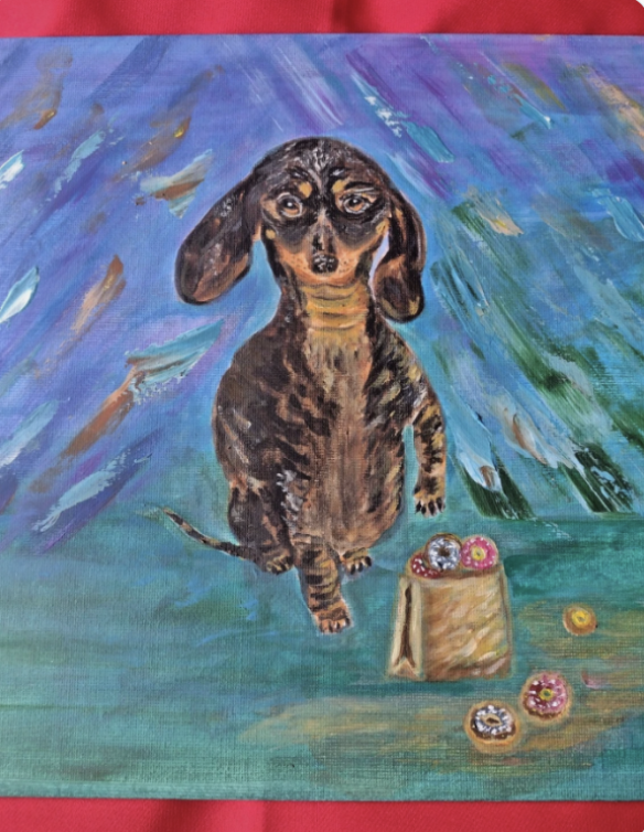InessaW29's tweet photo. https://t.co/2OBlB80SGB
ORIGINAL PAINTING "Duchshund Donut Dream" Acrylics on Canvas Board UK Artist
#MHHSBD #art #DoggingLife #design #duchshund #art #gifts #motherson #dogrescue #giftideas #dogwoman #dadu #donut #DreamRiser #sweet #birthday #donuts #artistfamily https://t.co/qqVExe50KQ