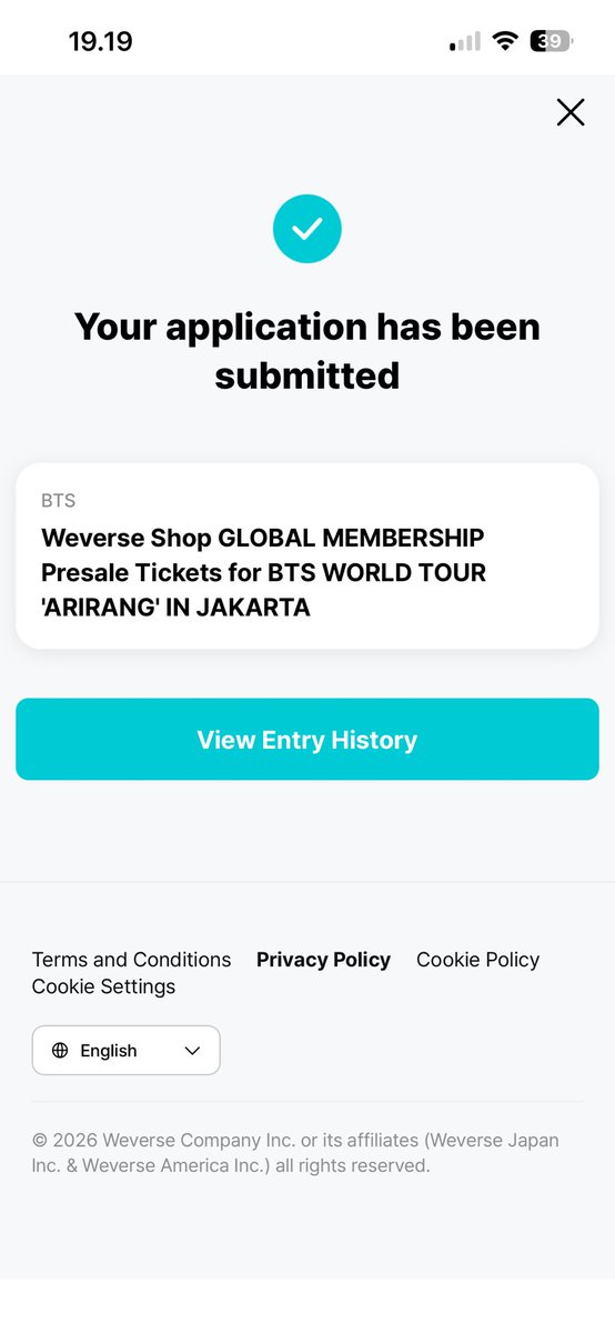 NovaKookie's tweet photo. Gaess, aku baru aja beli membership

Ada yg mau ikut joinan. Insyaallah aku beli cat3 dan masih cari jastipan juga.  
#armymembership #BTS_ARİRANG https://t.co/TgBEhqARy2
