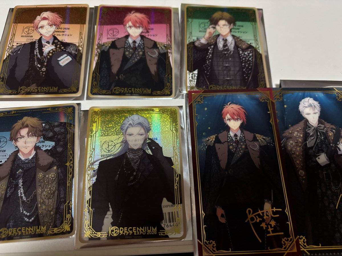 F_S_MY's tweet photo. アイナナ アイドリッシュセブン expo 交換 クリアカード 特典カード

譲 クリアカード 和泉三月 七瀬陸 二階堂大和 十龍之介 千
     特典カード 七瀬陸 八乙女楽

求 クリアカード 亥清悠 棗巳波
     特典カード 狗丸トウマ

24日（日）現場にいます。
お心当たりのある方はご検討ください。 https://t.co/6asWwgrS9Y