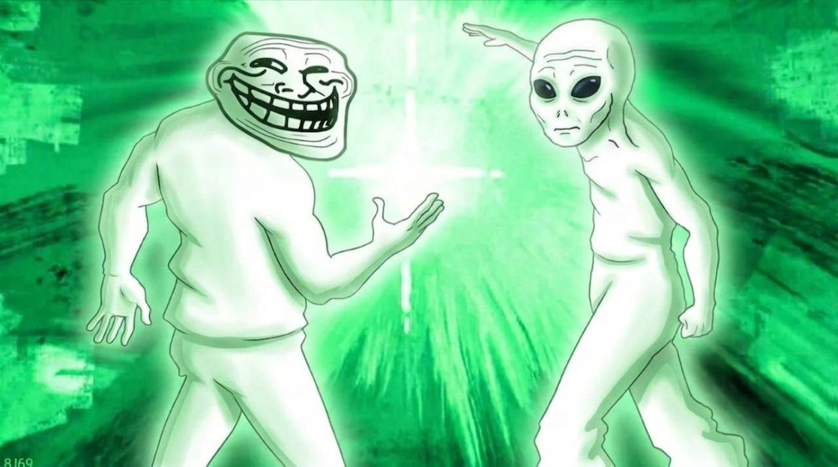 Shit_Stick4000's tweet photo. $Woliens wasn’t created by chance.  It is the perfect embodiment of a trencher

a being who walks the line between worlds.  Because at our core, we are all #aliens .

Alienated from the norm, yet so deeply embedded in it that we can never truly leave. 

 And somehow… it’s perfect

Ca:
9q4YpAo4XnLZjEUcYdXPRuw3jMEgn6o9CUCftxugpump

TG: https://t.co/FL1bFQwQ4s

MEME CHANNEL:  https://t.co/gStCQUX3dC

X: https://t.co/QxL537sNKi

Webpage:  https://t.co/bEi9GSs9ML

Linktree: https://t.co/zHSpgRqlJ9
