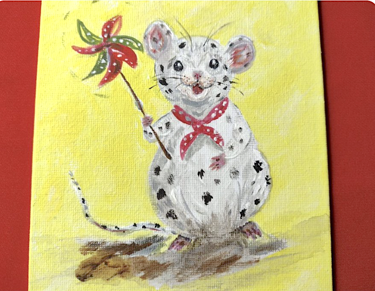 InessaW29's tweet photo. https://t.co/wVl03w3QN8 ORIGINAL Painting "Dalmatian Mouse" IMPRESSIONISM Great Gift UK Artist  #MHHSBD #dalmatian #mouse #happy3xlday #illustration #joyinmy #joyinkl #art #gifts #viral #wallart #nature #ArtistCorner #gifts #kiddo #4kids #babypower https://t.co/Fu4qNQGY60