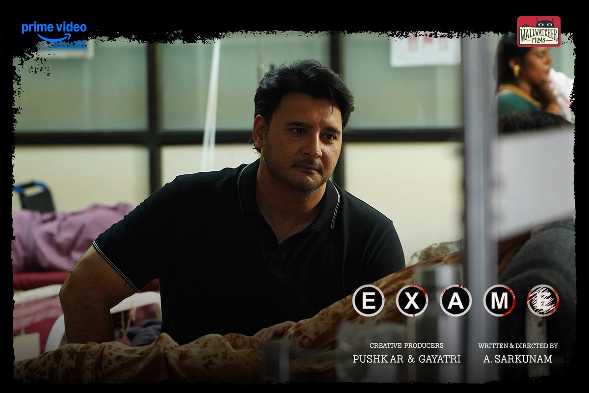 wallwatcherfilm's tweet photo. Every frame holds a piece of us. From the sets of #Exam

#ExamOnPrime, Watch Now only on @PrimeVideoIN

https://t.co/CFJwNxTRID

#Scam #Quickwatch #Paperleak

@pushkargayatri
@SarkunamDir
@Padmak131
@officialdushara @AditiBalan
@ivasuuu 
#Abbas #Narenmani
@im_gowthamoffl @Guha248 https://t.co/PcP6nmyaqC