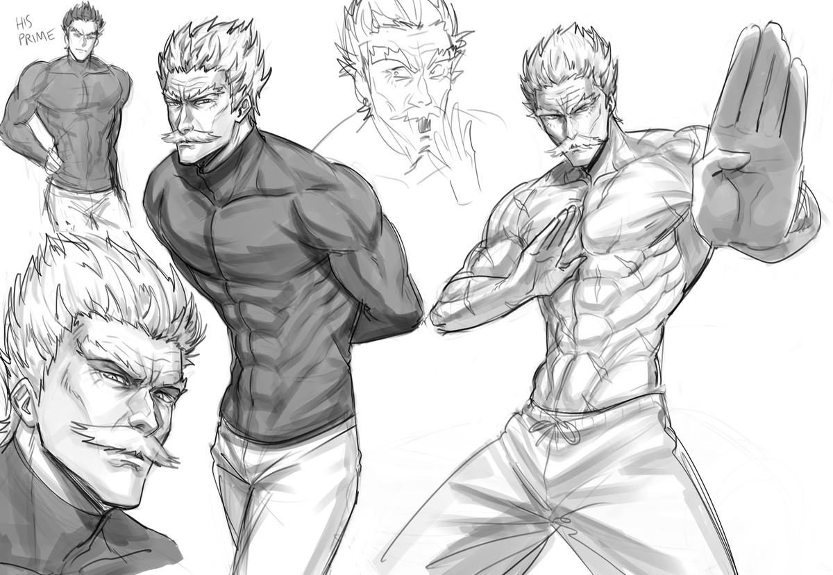 Burd0_0's tweet photo. Not my best but his face was fun to draw #silverbang #opm #onepunchman https://t.co/UX9ndZK2wF