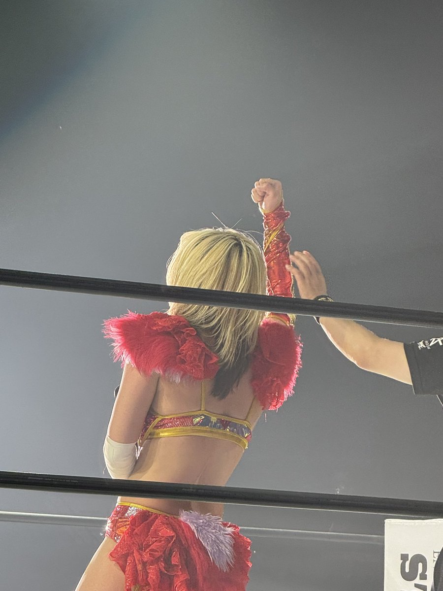 大好きな人のかっこいい背中を見に行きました👏 @Stardom_hanan
