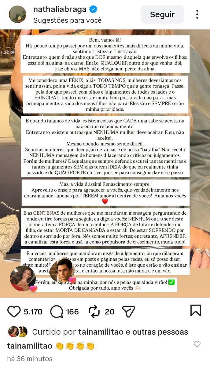 catnooff's tweet photo. E a Tainá Militão que mesmo grávida e casada tá acompanhando a vida do ex de pertinho. Militão tem que ficar esperto viu 🤣🤣 https://t.co/l04fgriQLu